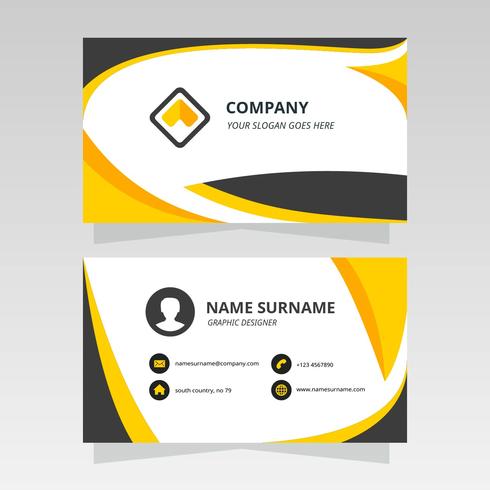 Business card design sample