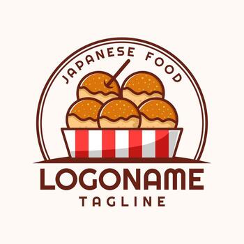 Japanese food logo design